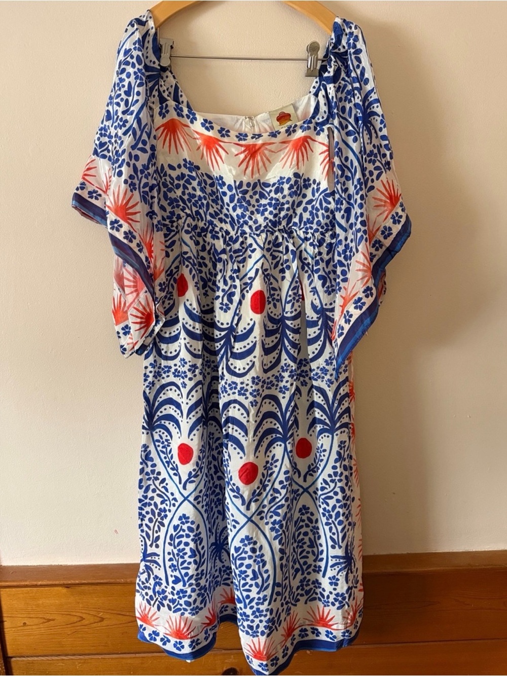 Farm Rio Afternoon Breeze Midi Dress Size M - Picture 3 of 9